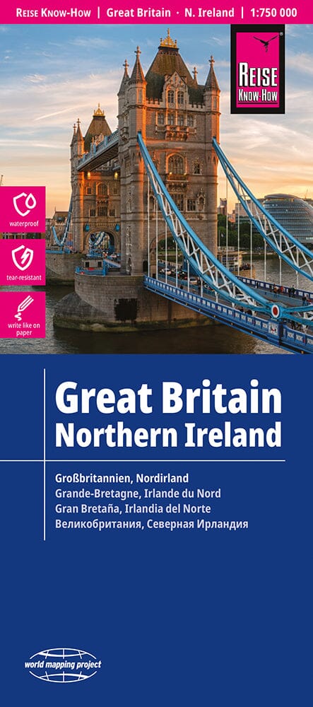 Carte routière - Grande Bretagne & Irlande du Nord | Reise Know How carte pliée Reise Know-How 
