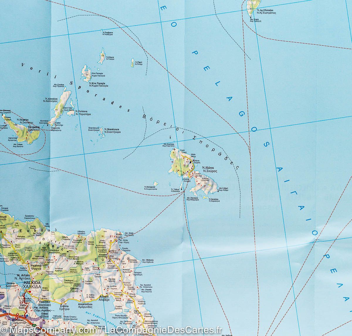 Carte routière - Grèce au 1/500,000 | Freytag & Berndt carte routière Freytag & Berndt