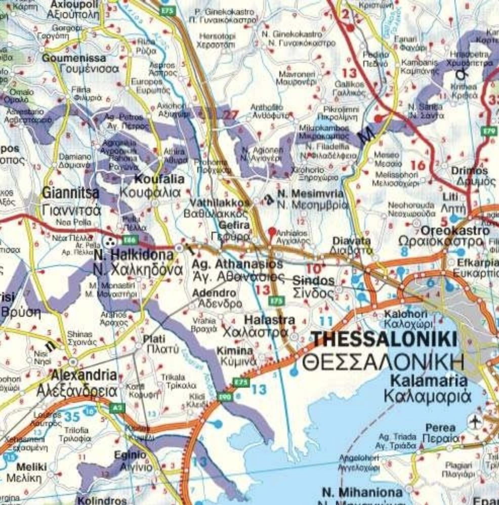 Carte routière - Grèce au 1/500,000 | Freytag & Berndt carte routière Freytag & Berndt