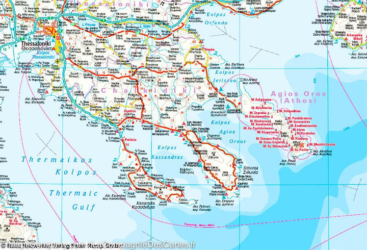 Carte routière - Grèce | Reise Know How carte pliée Reise Know-How 