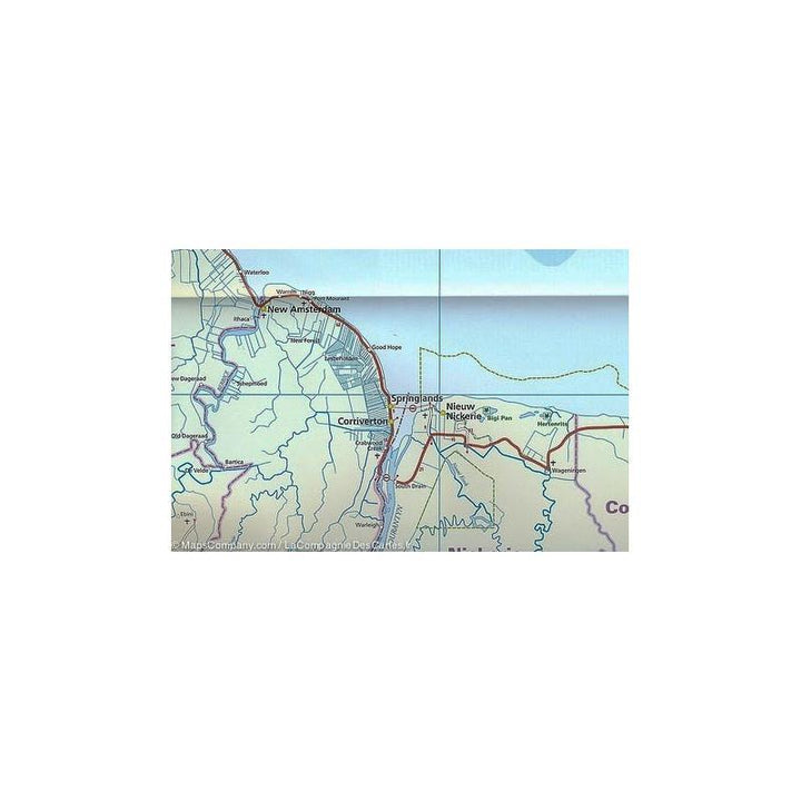 Carte du Guyana, du Surinam et de la Guyane Française | Reise Know How - La Compagnie des Cartes