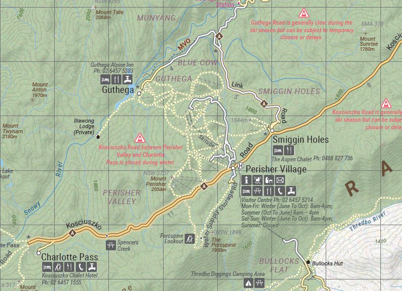Carte routière - High Country Victoria (Nord-Est) | Hema Maps carte routière Hema Maps