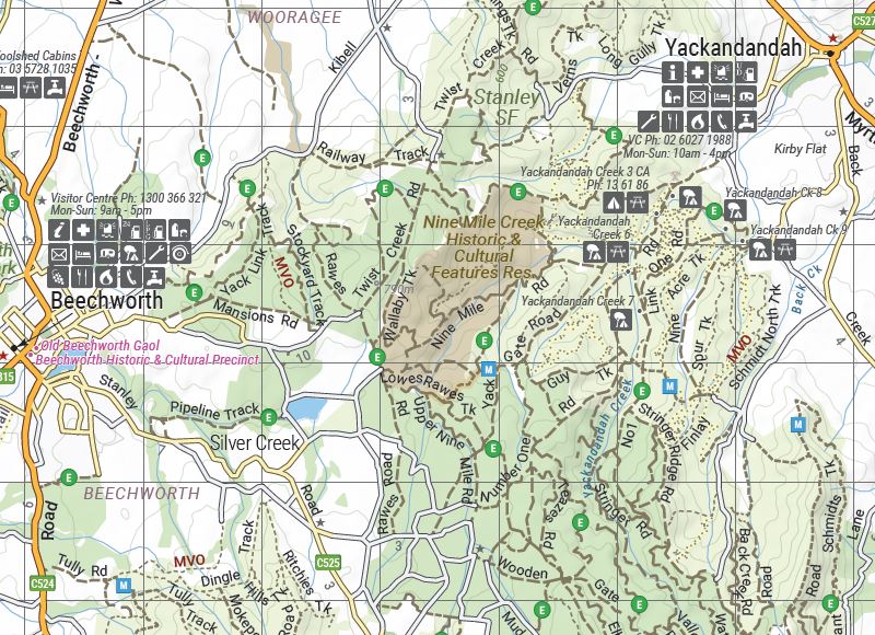 Carte routière - High Country Victoria (Nord-Ouest) | Hema Maps carte routière Hema Maps