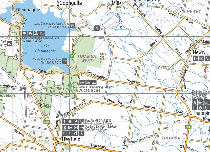 Carte routière - High Country Victoria (Sud-Ouest) | Hema Maps carte pliée Hema Maps 
