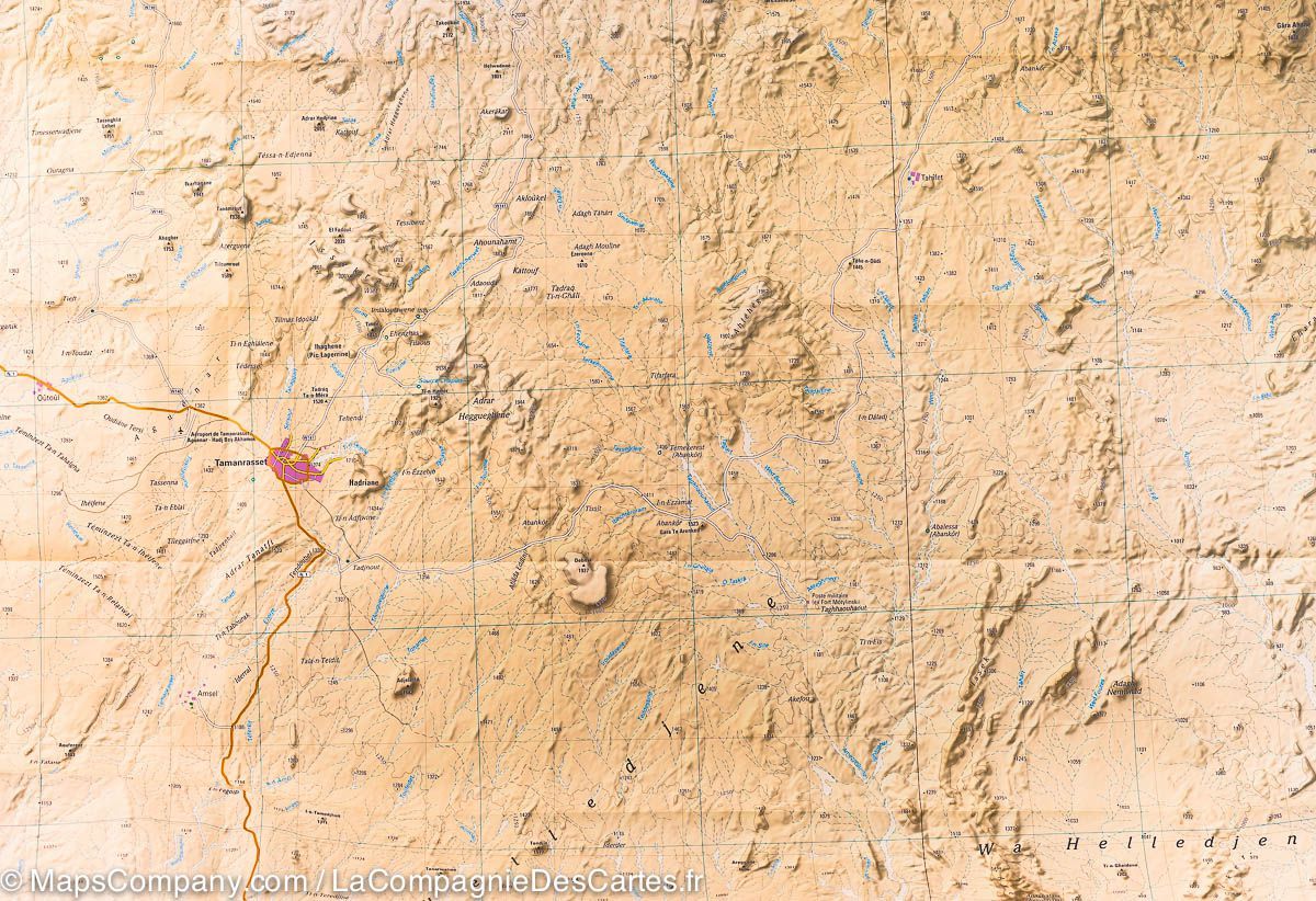 Carte routière - Hoggar (Algérie) | Reise Know How carte routière Reise Know-How