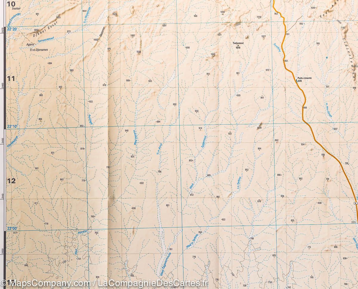 Carte routière - Hoggar (Algérie) | Reise Know How carte routière Reise Know-How