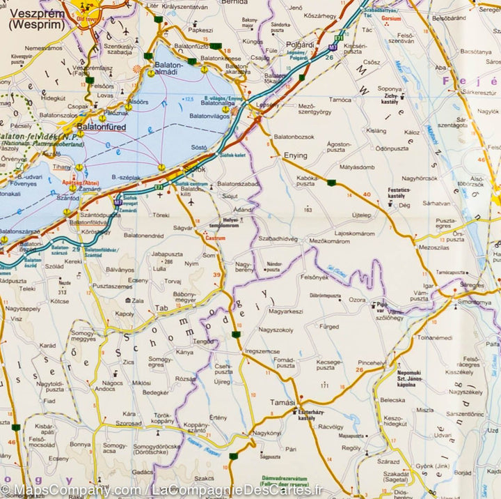 Carte routière - Hongrie | Reise Know How carte routière Reise Know-How