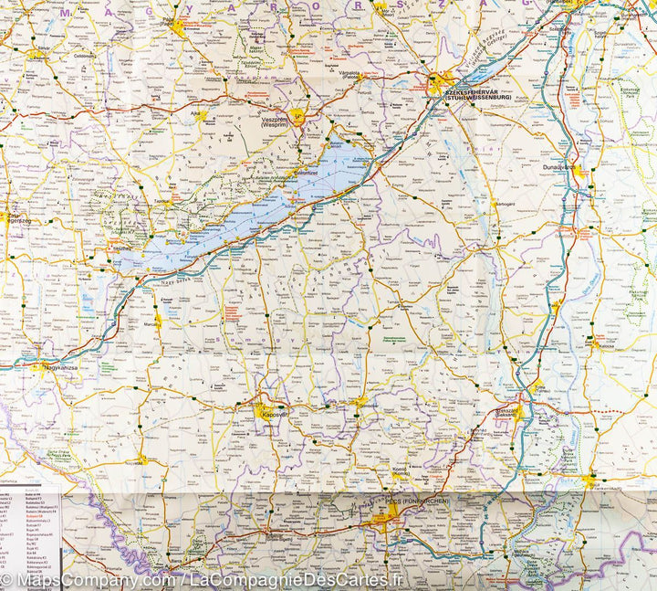Carte routière - Hongrie | Reise Know How carte routière Reise Know-How