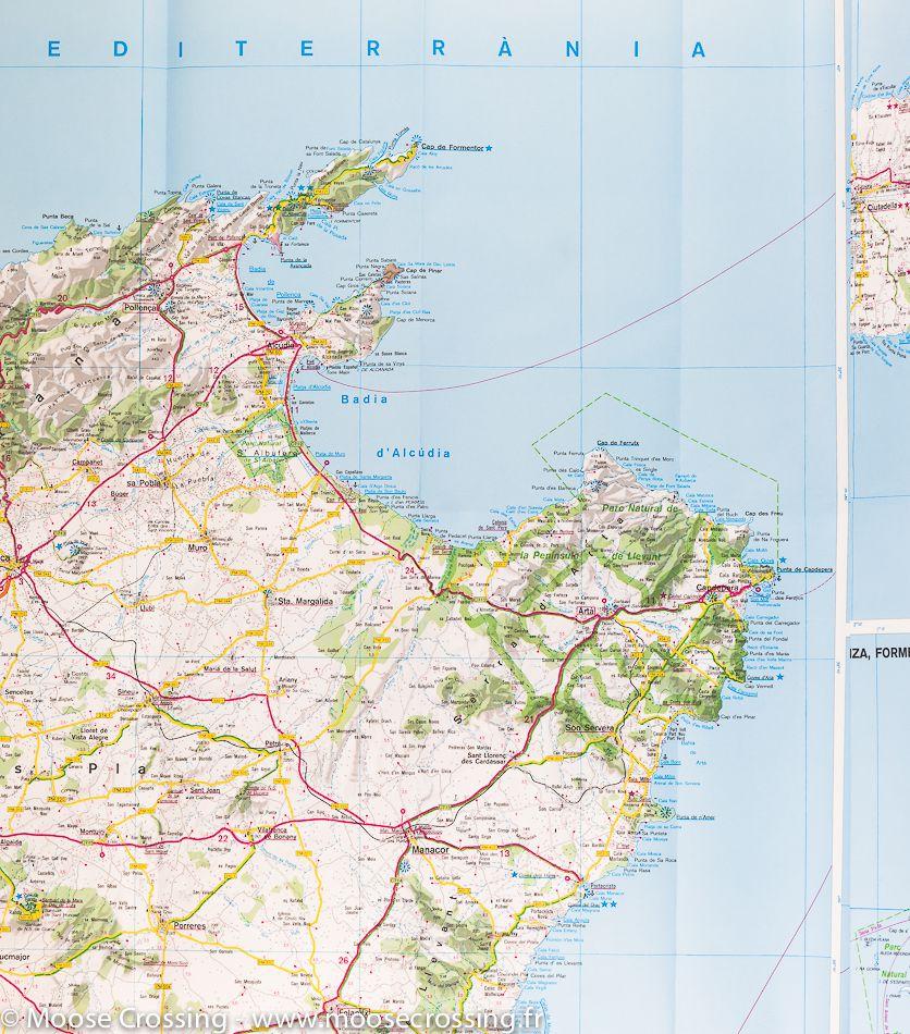Carte routière - Iles Baléares | IGN carte pliée IGN 