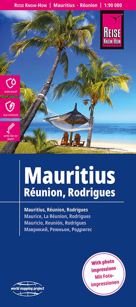 Carte routière - Iles Maurice, Réunion & Rodrigues | Reise Know How carte pliée Reise Know-How 
