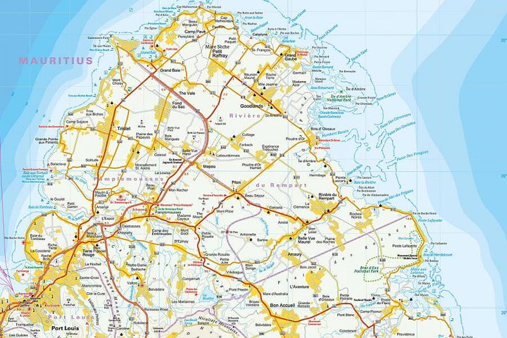 Carte routière - Iles Maurice, Réunion & Rodrigues | Reise Know How carte pliée Reise Know-How 
