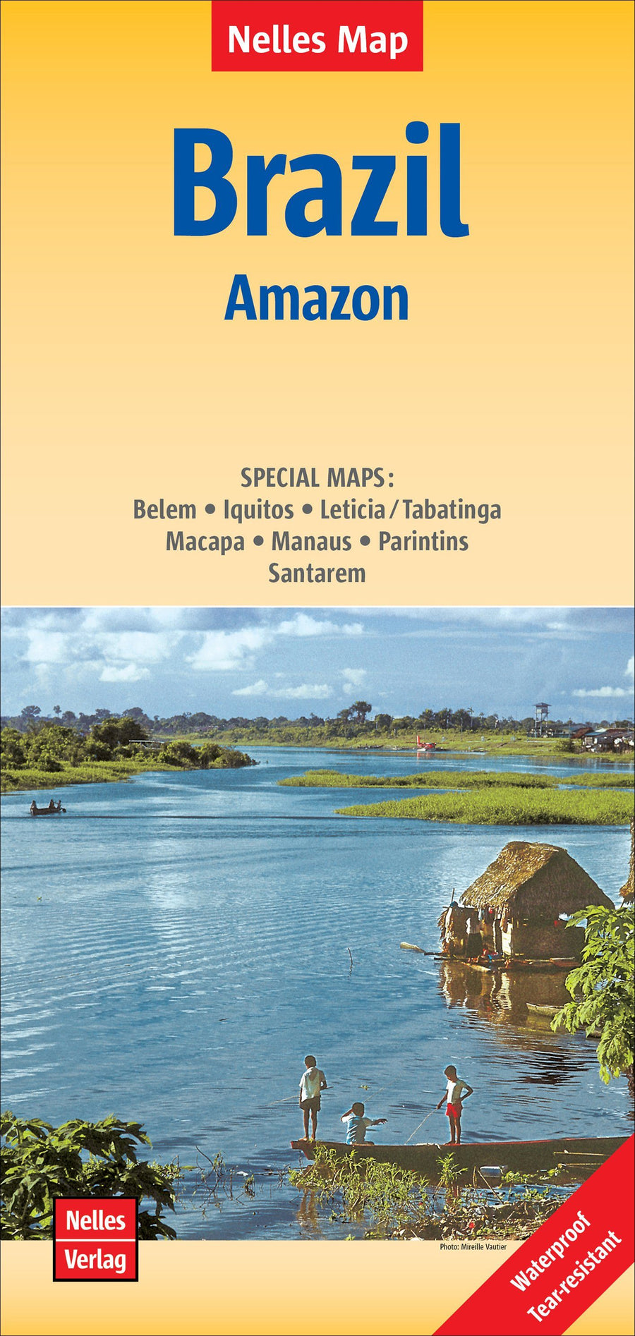 Carte routière imperméable - Amazonie (Brésil) | Nelles Map carte pliée Nelles Verlag 