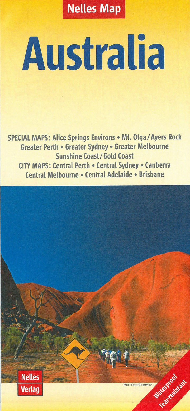 Carte routière de l'Australie | Nelles Map - La Compagnie des Cartes