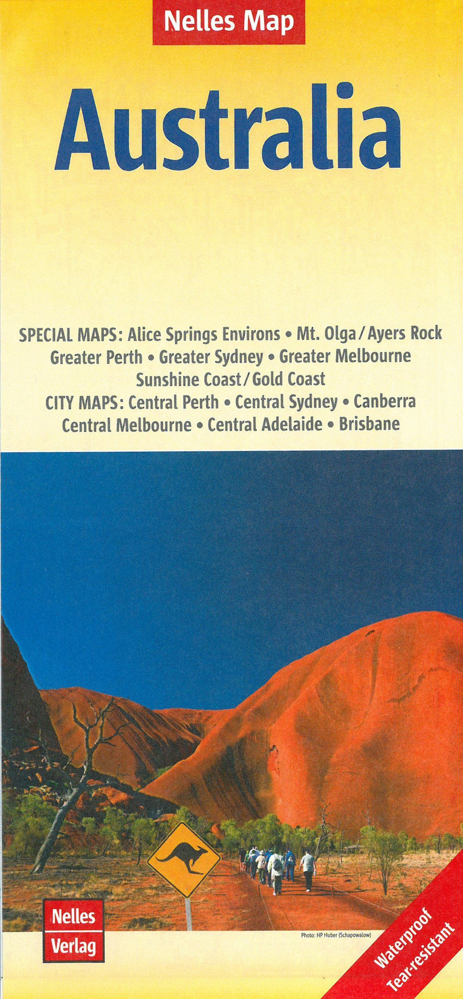 Carte routière de l'Australie | Nelles Map - La Compagnie des Cartes