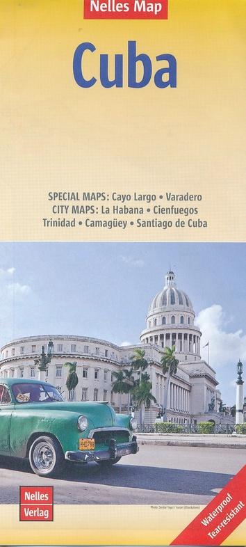 Carte routière imperméable - Cuba | Nelles Map carte routière Nelles Verlag