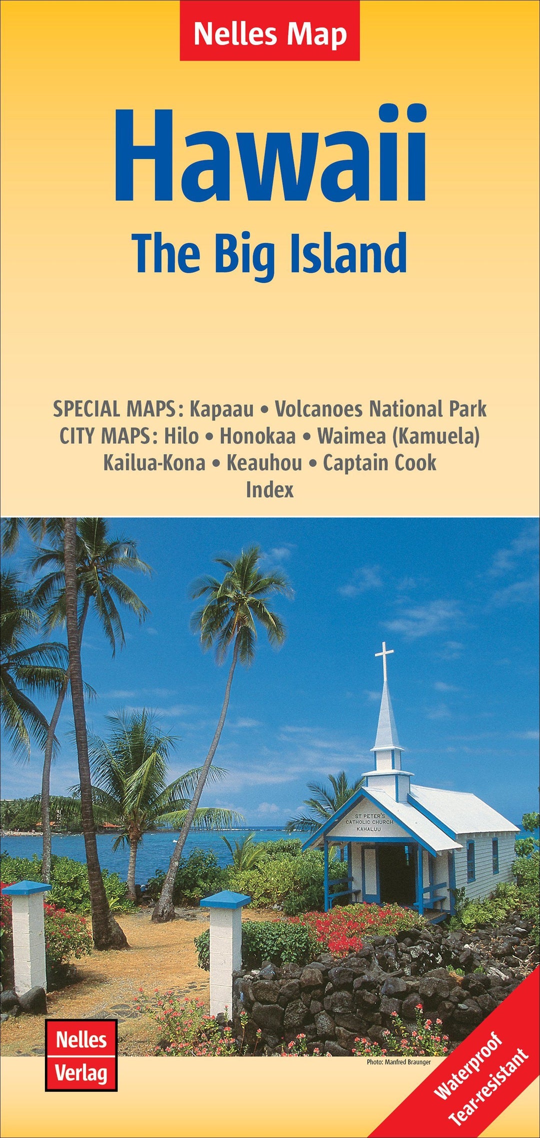 Carte routière imperméable - Grande Ile (Hawaii) | Nelles Map carte pliée Nelles Verlag 