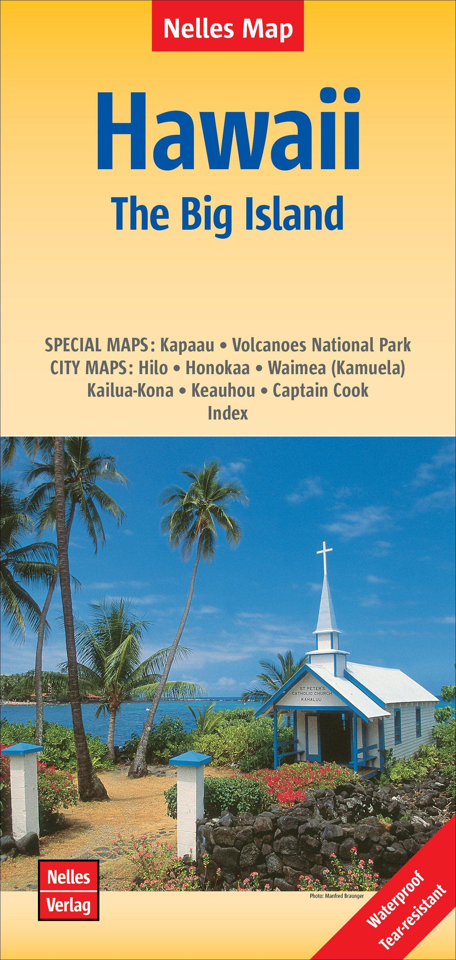 Carte routière imperméable - Grande Ile (Hawaii) | Nelles Map carte pliée Nelles Verlag 