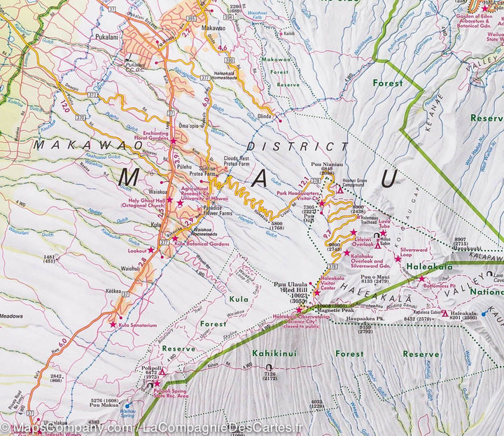 Carte routière imperméable - Iles Hawaii | Nelles Map carte pliée Nelles Verlag 