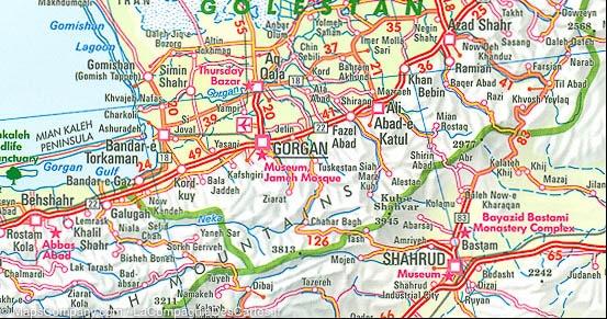Carte routière imperméable - Iran | Nelles Map carte routière Nelles Verlag