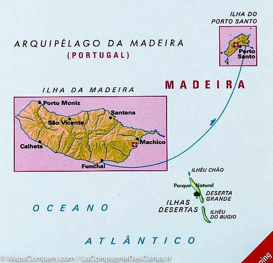 Carte routière imperméable - Madère | Nelles Map carte routière Nelles Verlag