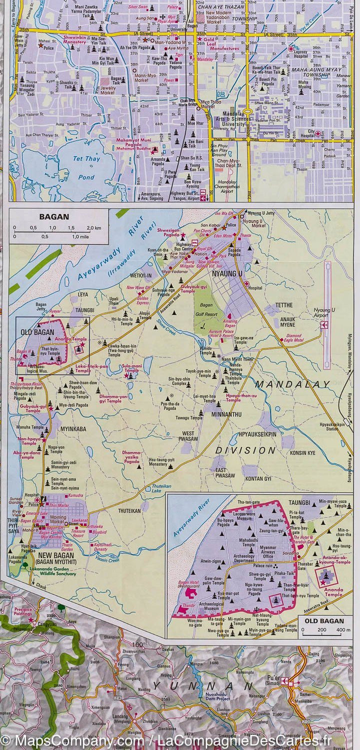 Carte routière imperméable - Myanmar (Birmanie) | Nelles Map carte pliée Nelles Verlag 