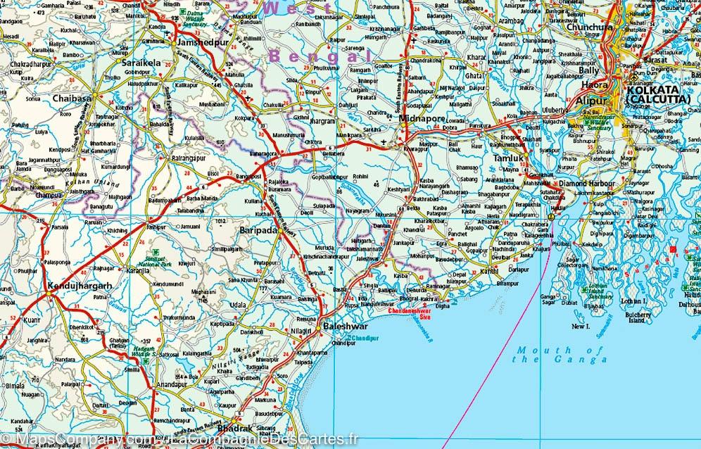 Carte routière - Inde Nord-est | Reise Know How carte pliée Reise Know-How 