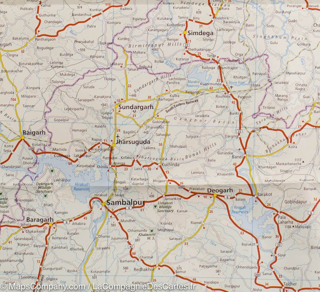 Carte routière - Inde Nord-est | Reise Know How carte pliée Reise Know-How 