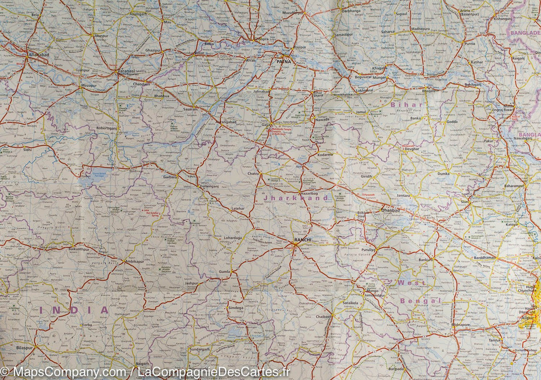 Carte routière - Inde Nord-est | Reise Know How carte pliée Reise Know-How 