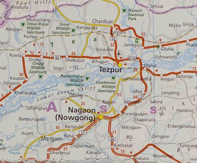 Carte routière - Inde Nord-est | Reise Know How carte pliée Reise Know-How 
