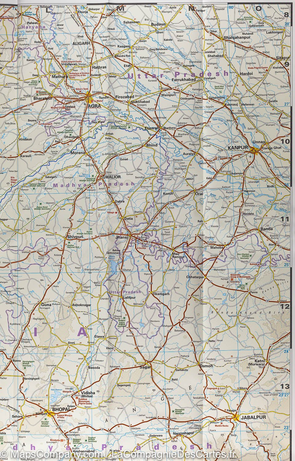 Carte routière - Inde Nord-ouest | Reise Know How carte routière Reise Know-How