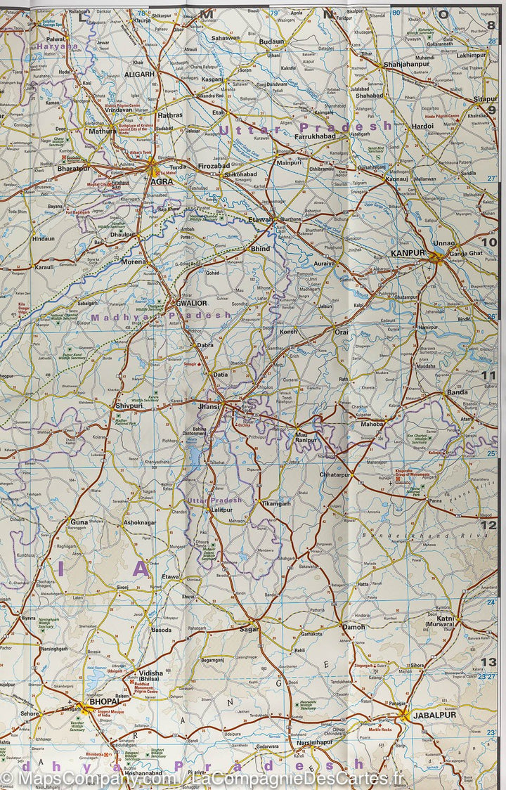 Carte routière - Inde Nord-ouest | Reise Know How carte pliée Reise Know-How 