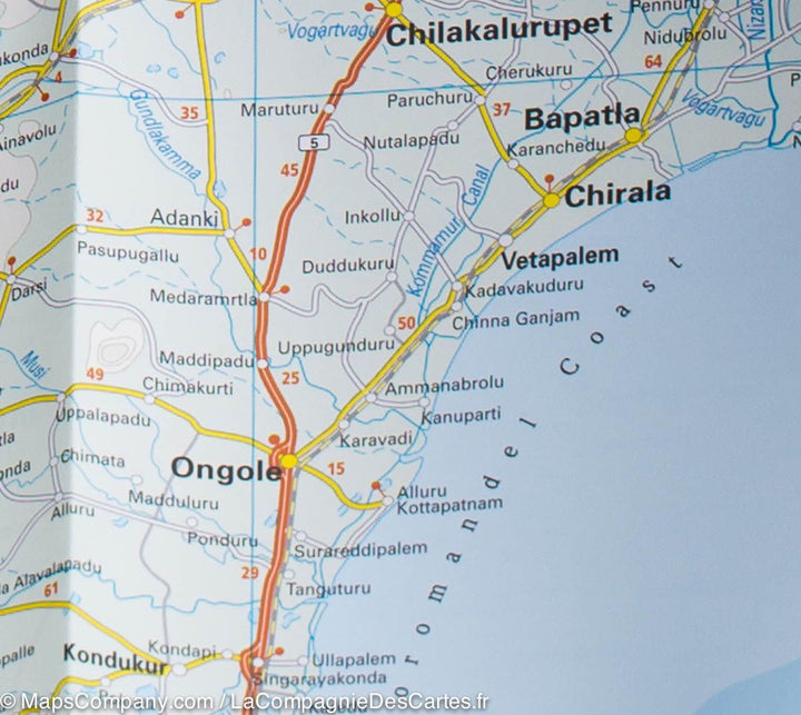 Carte routière - Inde Sud | Reise Know How carte pliée Reise Know-How 