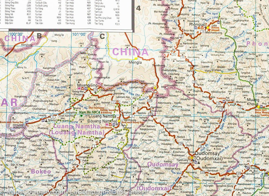 Carte routière - Indochine (Vietnam, Laos, Cambodge) | Reise Know How carte pliée Reise Know-How 