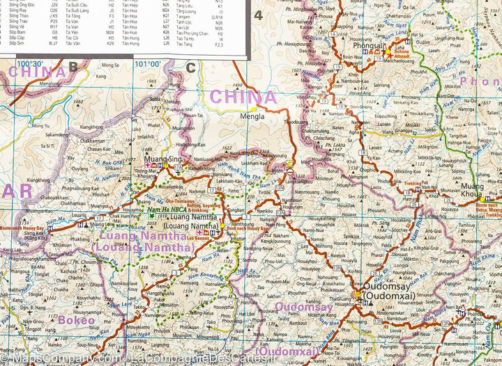 Carte routière - Indochine (Vietnam, Laos, Cambodge) | Reise Know How carte pliée Reise Know-How 