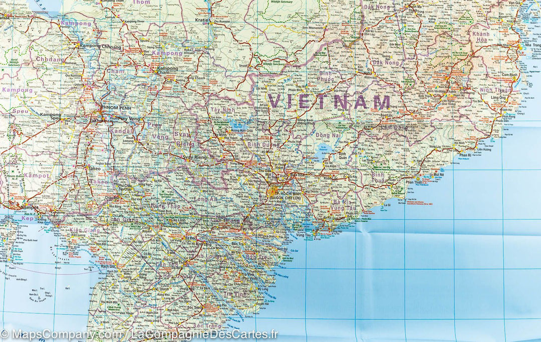 Carte routière - Indochine (Vietnam, Laos, Cambodge) | Reise Know How carte pliée Reise Know-How 