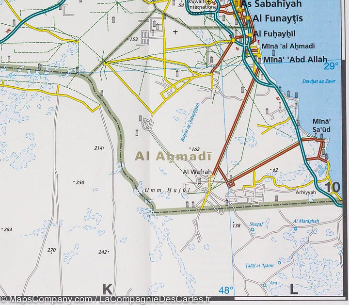 Carte routière - Irak & Koweit | Reise Know How atlas Reise Know-How 