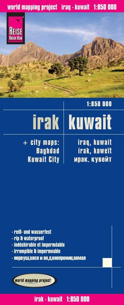 Carte routière - Irak & Koweit | Reise Know How carte routière Reise Know-How