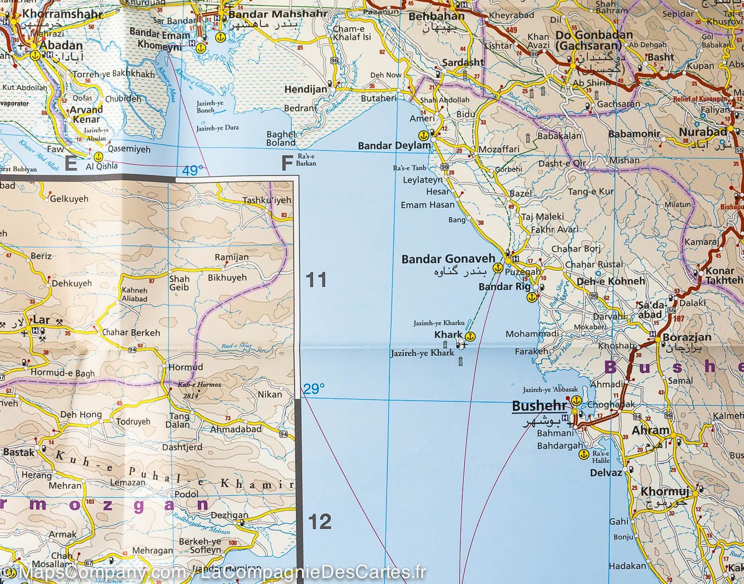 Carte routière - Iran | Reise Know How carte routière Reise Know-How