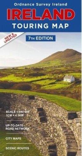 Carte touristique - Irlande | Ordnance Survey carte routière Ordnance Survey Ireland