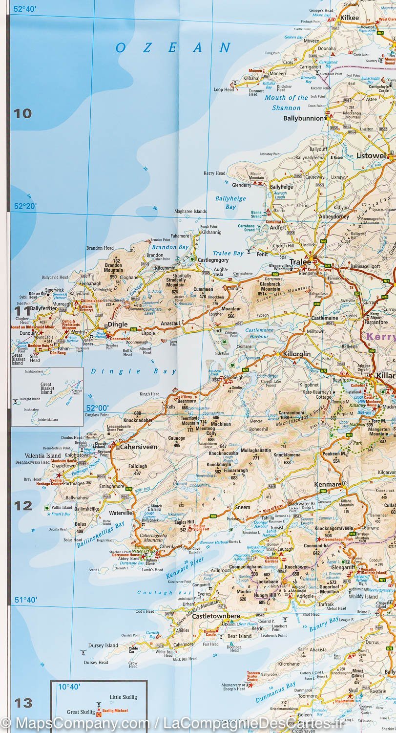Carte routière - Irlande | Reise Know How carte routière Reise Know-How