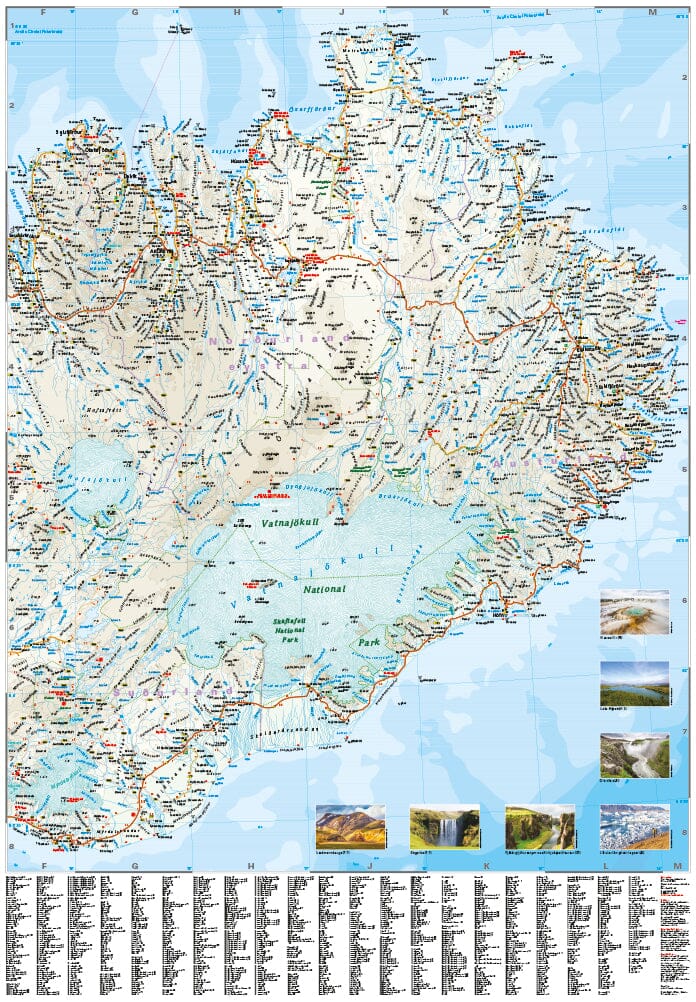 Carte routière - Islande | Reise Know How carte routière Reise Know-How