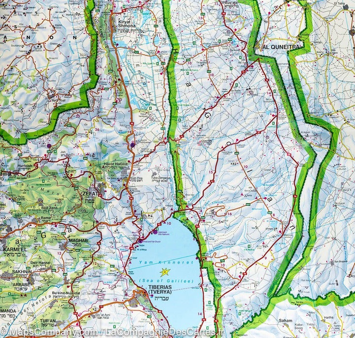 Carte routière - Israël & Palestine | Freytag & Berndt carte pliée Freytag & Berndt 