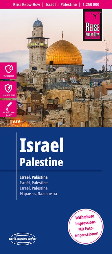 Carte routière - Israël & Palestine | Reise Know How carte routière Reise Know-How