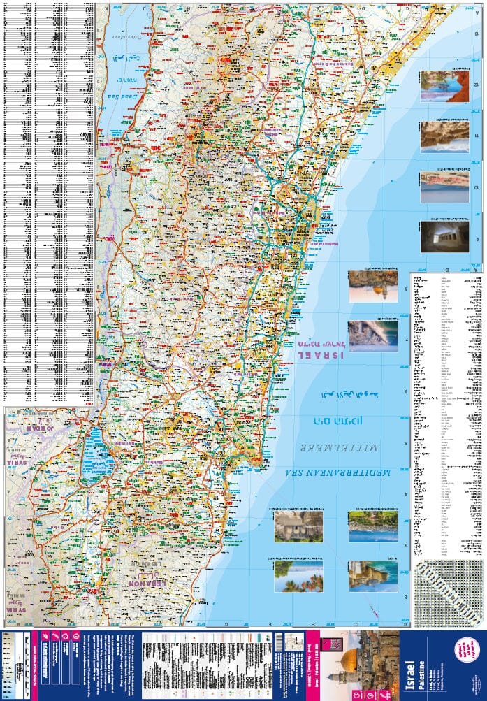 Carte routière - Israël & Palestine | Reise Know How carte pliée Reise Know-How 