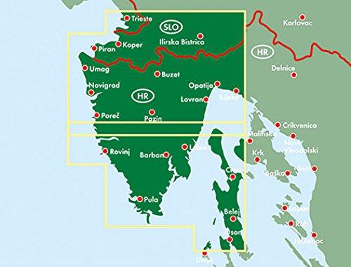 Carte routière & cycliste - Istrie & Pula | Freytag & Berndt carte routière Freytag & Berndt