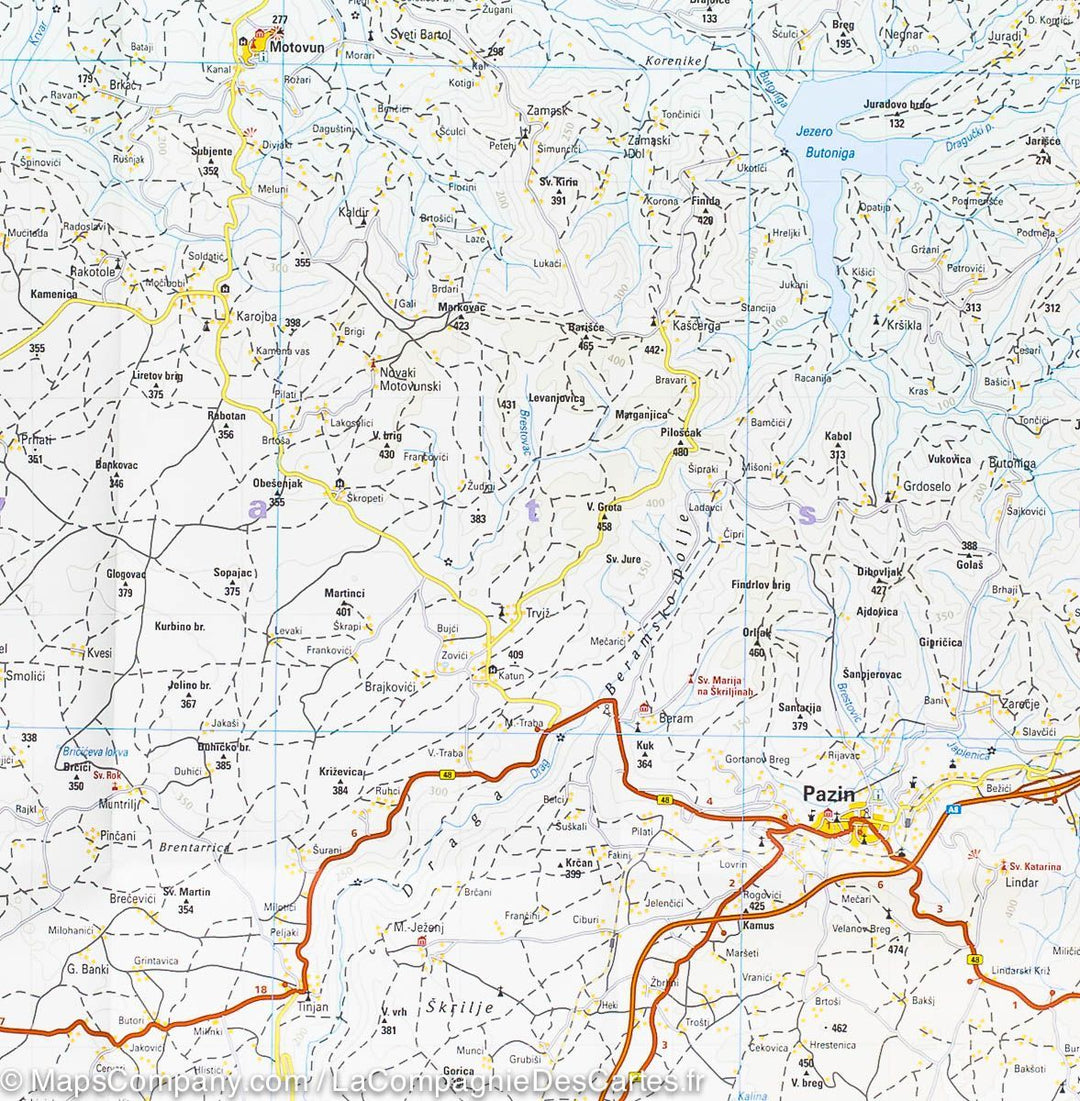 Carte routière - Istrie | Reise Know How carte pliée Reise Know-How 