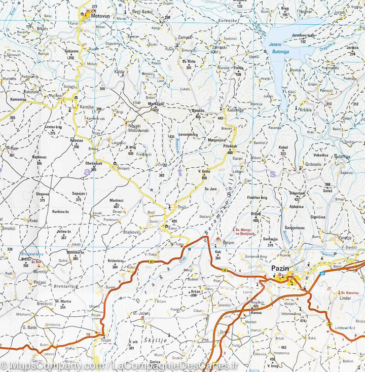Carte routière - Istrie | Reise Know How carte pliée Reise Know-How 