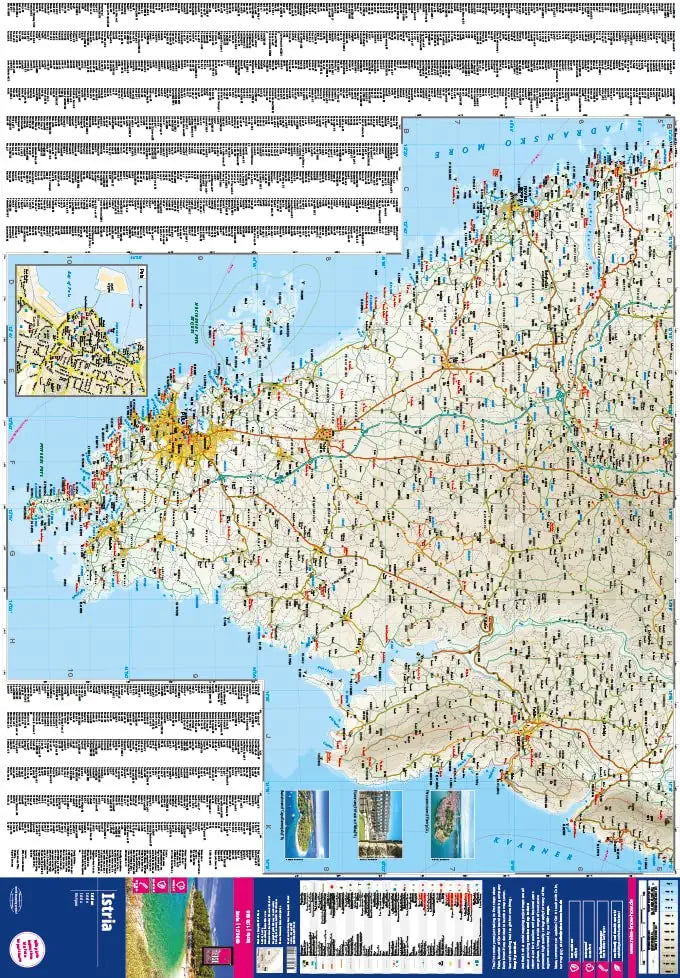 Carte routière - Istrie | Reise Know How carte routière Reise Know-How