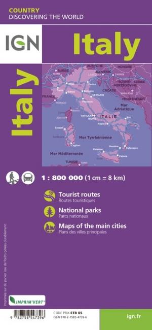 Carte routière - Italie | IGN carte routière IGN