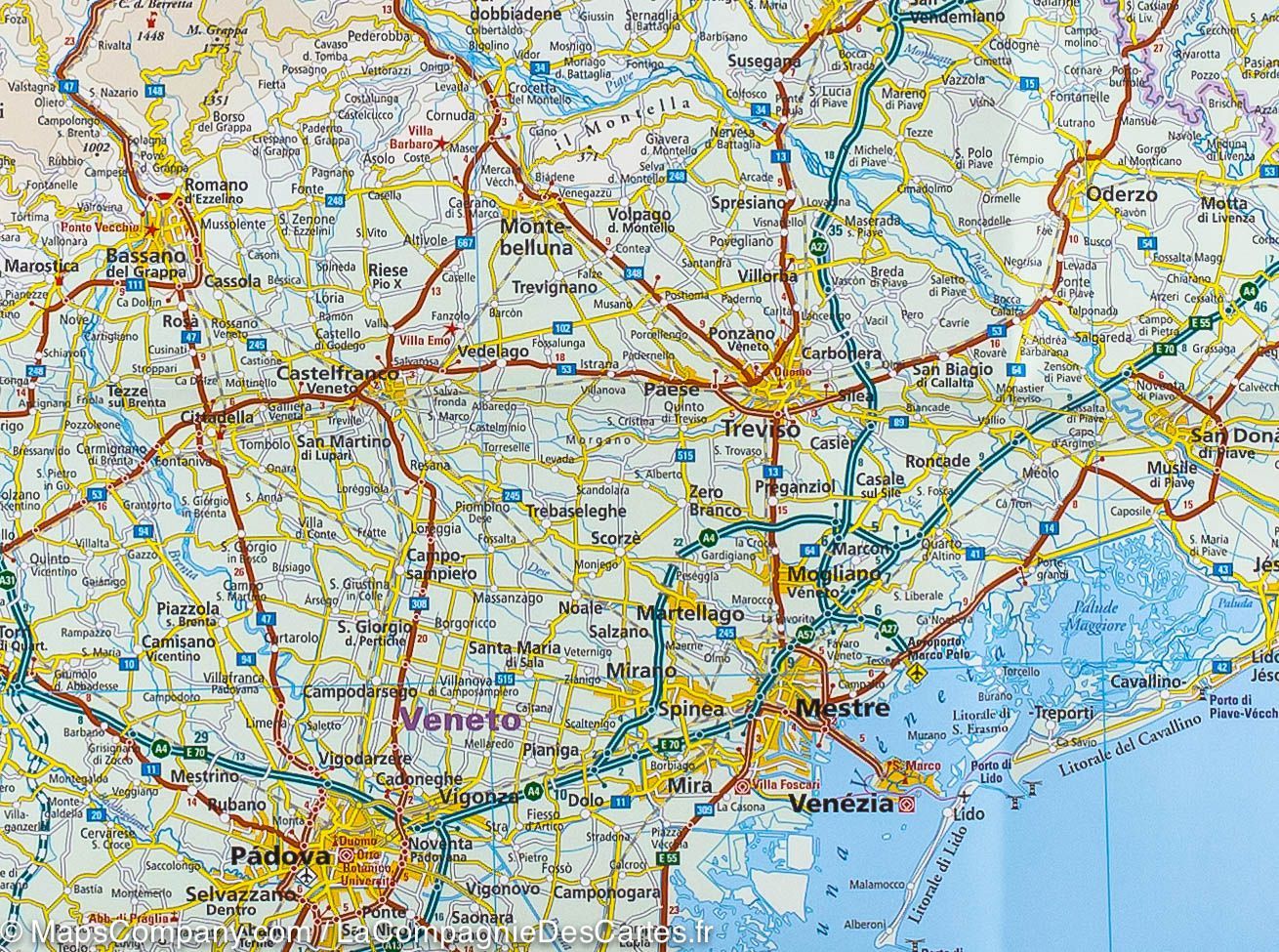 Carte routière - Italie Nord | Reise Know How carte routière Reise Know-How